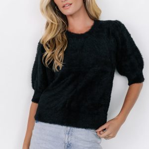 Vail Sweater Top | Black