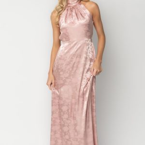 Milan Halter Maxi Dress | Blush